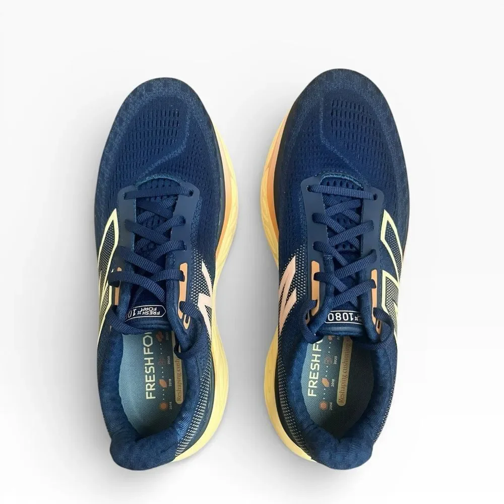 New Balance Women's Navy and Peach Athletic Shoes - Picture 3 of 9